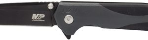 S&W KNIFE M&P M2.0 2-TONE CLIP - FOLDER 3.5" TANTO FNGR FLIPPER