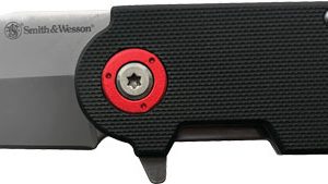 S&W KNIFE BENJI FOLDING BLADE - 4.25" TOTAL LENGTH W/BTTL OPNR