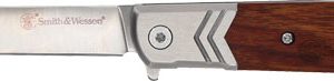 S&W KNIFE ROSEWOOD EXECUTIVE - BARLOW 2.75" FOLDING BLADE
