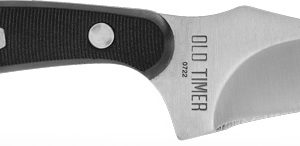 OLD TIMER KNIFE SHARPFINGER - 3.3" FIXED SS DELRIN W/SHEATH