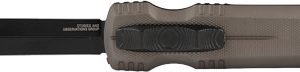 SOG KNIFE PENTAGON OTF - FDE 3.79" DBL EDGE BLADE