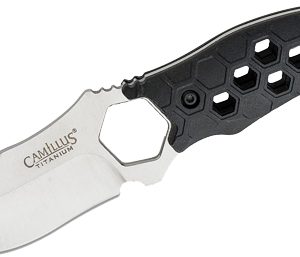 CAMILLUS COMB FIXED BLADE - 3.5" SS BLADE HONEYCOMB BLACK