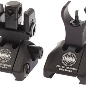 LWRC SIGHT SET FOLDING - SKIRMISH BUIS BLACK PICATINNY