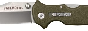 COLD STEEL BUSH RANGER LITE - 3.5" PLAIN EDGE CLIP FOLDER