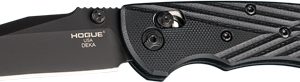 HOGUE DEKA 3.25" ABLE LCK FLDR - CLIP POINT G-10 FRAME BLACK