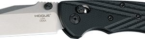 HOGUE DEKA 3.25" ABLE LCK FLDR - CLIP POINT G-10 FRAME BLACK