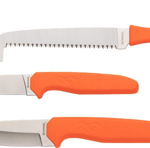 BROWNING KNIFE SHARP RIDGE 3PC - COMBO W/NYLON SHEATH