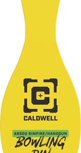 CALDWELL AR500 RIMFIRE BOWLING - PIN TARGET 1/4" YELLOW