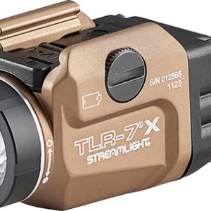 STREAMLIGHT TLR-7X FDE FLEX - LIGHT W/RAILMOUNT C4 WHITE LED