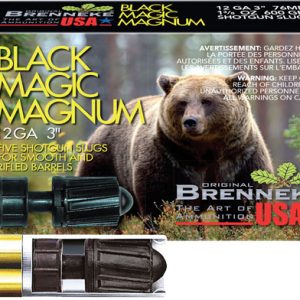 BRENNEKE USA BLACK MAGIC 12GA - 3" 1.375OZ SLUG 5RD 50BX/CS
