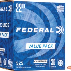 FEDERAL 22LR 36GR HP 1260FPS - 525RD 10BX/CS