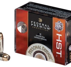 FEDERAL PREMIUM 9MM LUGER - 124GR HST JHP 20RD 10BX/CS