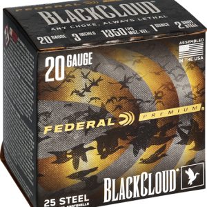 FEDERAL BLACK CLOUD 20GA 3" - 1OZ #2 1350FPS 25RD 10BX/CS