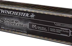 WINCHESTER SUPER SUPPRESSED - 22LR 45GR LEAD-RN 100RD 20BX/C