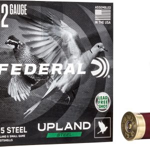 FEDERAL UPLAND STEEL 12GA - 2.75" 1-1/8OZ #7.5 25RD 10BX/C
