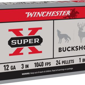 WINCHESTER SUPER-X 12GA 3" - #1 BUCK 24 PELLETS 5RD 50BX/CS