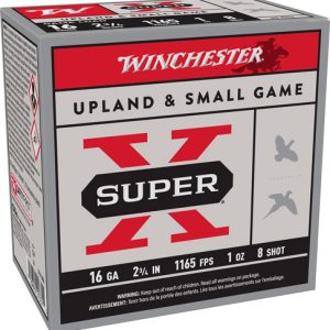 WINCHESTER SUPER-X 16GA 2.75" - 1OZ #8 1165FPS 25RD 10BX/CS