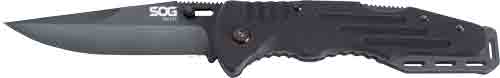 SOG KNIFE SALUTE HARDCASED - BLACK 3.6" BLADE