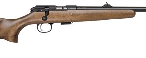 CZ 457 SCOUT 22LR RIFLE - BEECH WOOD STOCK BLUED BARREL