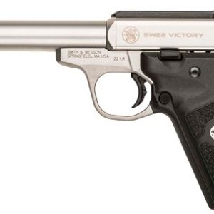 S&W SW22 VICTORY 5.5" ADJ. - 10-SHOT STAINLESS POLYMER