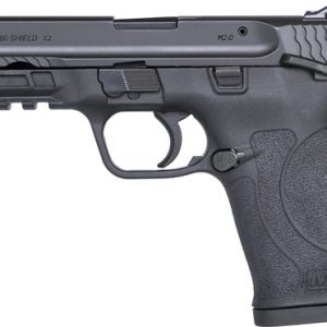 S&W SHIELD M2.0 M&P 380ACP EZ - BLACKENED SS/BLK THUMB SAFETY
