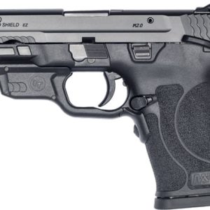 S&W SHIELD M2.0 M&P 9MM EZ - BLACK THUMB SAFETY RED LASER