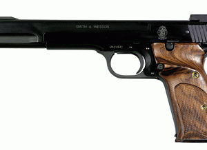 S&W 41 22LR 7" AS - 10SH-ATS-TS-DT BLUED WOOD