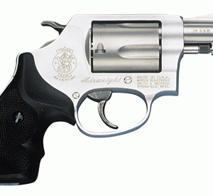 S&W 637 38SPL+P 1.875" FS - 5-SHOT SS BLACK RUBBER