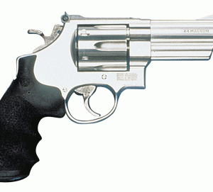S&W 629 44MAG 4" AS 6-SHOT - STAINLESS RUBBER