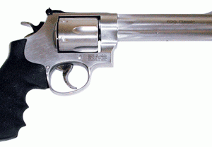 S&W 629 44MAG 6.5" AS 6-SHOT - STAINLESS STEEL RUBBER