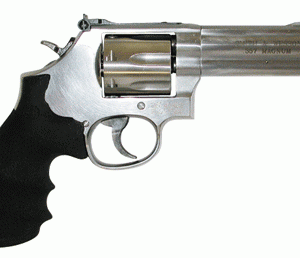 S&W 686PLUS 4" AS 7-SHOT 357 - STAINLESS STEEL RUBBER