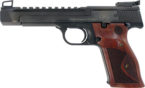 S&W 41-OR 22LR 5.5" HB AS - 10SH OPTICS READY BLUE WOOD