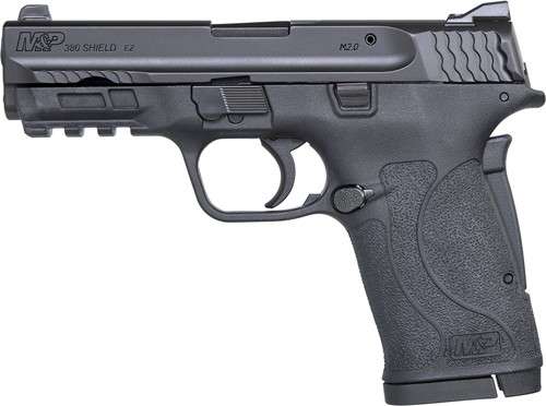 S&W SHIELD M2.0 M&P 380ACP EZ - BLACKENED SS/BLK NO THUMB SAFT