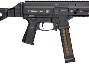 GRAND POWER STRIBOG SP45A3 - 45ACP 8" BBL 20RD W/BRACE BLK