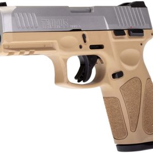TAURUS G3 9MM 15-SHOT 3-DOT - ADJ. TAN/STAINLESS POLYMER