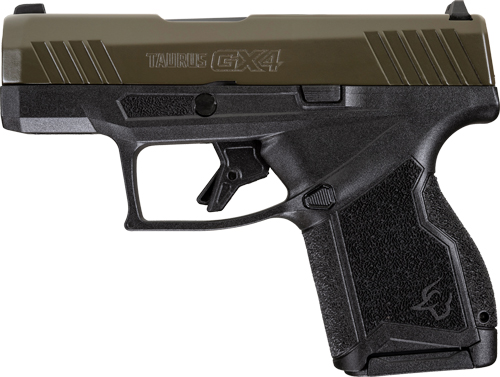 TAURUS GX4 9MM 11-SHOT - MATTE BLACK/GREEN POLYMER - Image 2