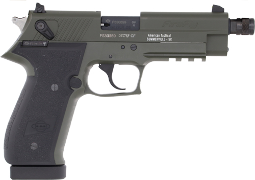 GERMAN SPORT FIREFLY 22LR - 4.9" FS 13RD THREADED GREEN