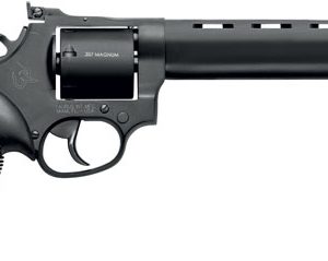 TAURUS 692 38/357/9MM 6.5" ADJ - 7-SHOT PORTED MATTE BLK RIBBER
