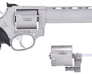 TAURUS 692 38/357/9MM 6.5" ADJ - 7-SHOT PORTED SS RIBBER