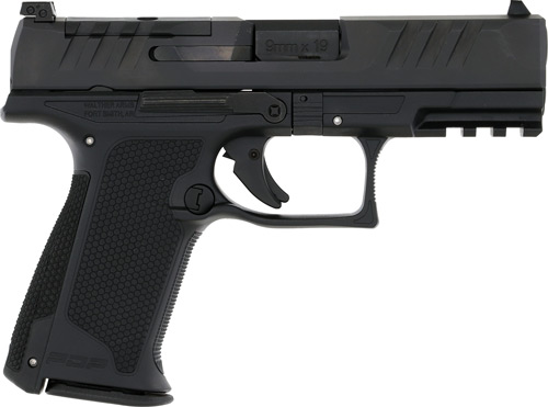 WALTHER PDP F OR 9MM 4" FS - 10-SHOT BLACK POLYOMER FRAME - Image 2
