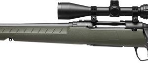 SAVAGE AXIS 2 XP 7MM-08 20" LH - COMPACT W/3-9X40 MATTE/GREEN