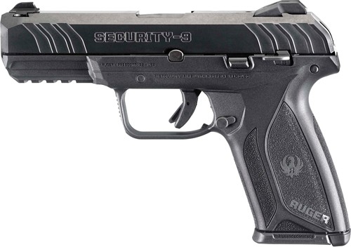RUGER SECURITY-9 9MM LUGER - ADJ 10-SHOT BLUED SYN