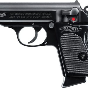 WALTHER PPK 380ACP BLUED FS - 6+1 RD BLACK SYNTHETIC GRIPS