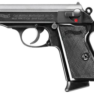 WALTHER PPK/S 380ACP BLUE FS - 7-RD. BLACK SYNTHETIC GRIPS