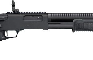 MOSSBERG 590R TACTICAL 12GA - 18.5" 6RD ADJ STK CYL TUBE