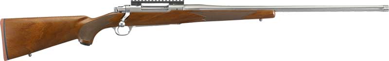 RUGER HAWKEYE HUNTR 30-06 SPRG - STAINLESS WALNUT THREADED