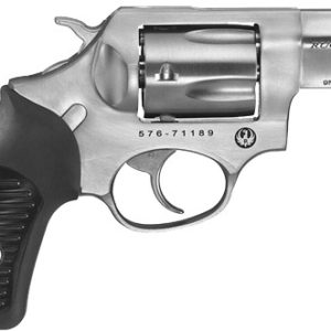 RUGER SP101 9MM 2.25"  5-SHOT - FS STAINLESS RUBBER GRIPS