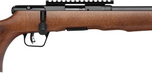 SAVAGE B22 TIMBER THUMBHOLE - 22WMR 18" 10RD BLUED/WOOD