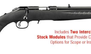 RUGER AMERICAN 17HMR 9-SHOT - 18" MATTE BLACK THREAED BBL