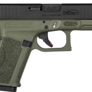 TRISTAR APOC 9MM 15RND ODG - BLACK W/FIBER OPTIC SIGHTS